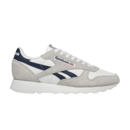 Reebok Кроссовки Classic Leather 'White Vector Navy', белый gx8750 | white vector navy