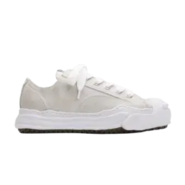 Кроссовки Maison Mihara Yasuhiro Hank OG Sole Brushed Shrink Leather Low 'White', белый a14fw743 wht | white