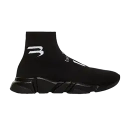 Кроссовки Balenciaga Speed Sneaker 'Black White', черный 645734 w2dbu 1090 | black white