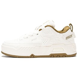 Кроссовки Anta Life Collection Skateboarding Shoes Men Low-top Ivory White / Mung Bean Brown, коричневый 112438004u-1 | ivory white / mung bean brown