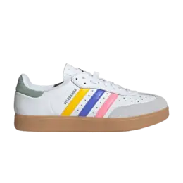 Adidas Кроссовки Velosamba Leather 'White Cobalt Blue Bliss Pink', белый ih5215 | white cobalt blue bliss pink