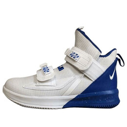 Кроссовки lebron soldier 13 тб Nike, белый bq5553-101 | white/blue