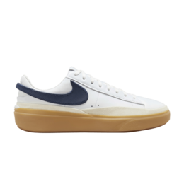 Nike Кроссовки Blazer Phantom Low 'White Midnight Navy Gum', белый hf3119 102 | white midnight navy gum