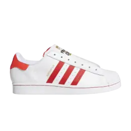 Adidas Кроссовки Superstar Laceless 'White Team Collegiate Red', белый fv2803 | white team collegiate red