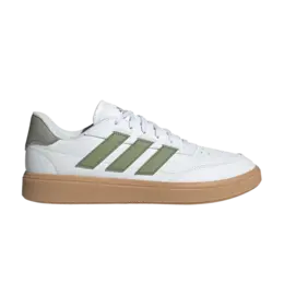 Adidas Кроссовки Courtblock 'White Tent Green Gum', белый ig6869 | white tent green gum