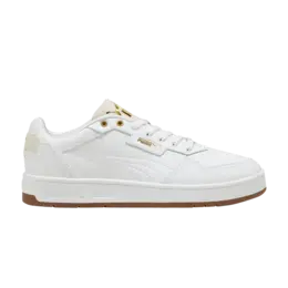 Puma Кроссовки Court Classic Lux 'White Gold Gum', белый 395019 05 | white gold gum