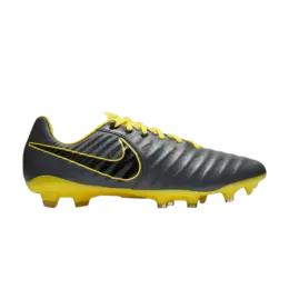Nike Кроссовки Tiempo Legend 7 Pro FG 'Dark Grey Opti Yellow', серый ah7241 070 | dark grey opti yellow