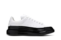 Кроссовки Alexander McQueen Oversized Sneaker 'Paint Dipped - White Black', белый 645864 whz4m 9061 | paint dipped - white black