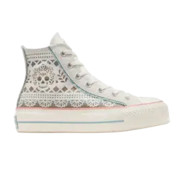 Converse Кроссовки Chuck Taylor All Star Lift High 'Día De Muertos 2024', кремовый a12439c | día de muertos 2024