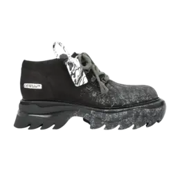 Кроссовки Off-White Chunky Ridged Sole Lace Up 'Black Grey', черный omia211r21lea001 1009 | black grey