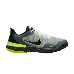 Nike Кроссовки Alpha Huarache Elite 3 Turf 'Light Smoke Grey Volt', серый ck0748 023 | light smoke grey volt