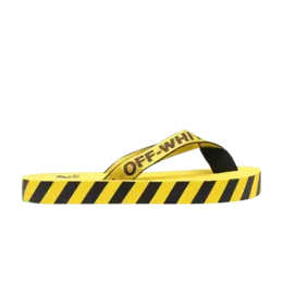 Кроссовки Off-White Industrial Flip Flops 'Logo Tape - Yellow' 2022, желтый omic002c99mat001 1810 | logo tape - yellow2022