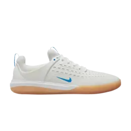 Nike Кроссовки Zoom Nyjah 3 SB 'Summit White Photo Blue', белый dv7896 100 | summit white photo blue