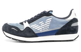 Кроссовки Emporio Armani Lifestyle Shoes Men Low-top Blue, синий x4x537xm678s153 | blue