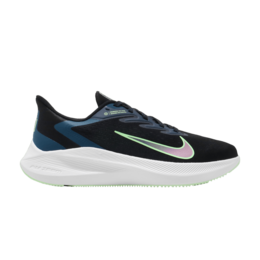 Nike Кроссовки Zoom Winflo 7 'Black Valerian Blue', черный cj0291 004 | black valerian blue
