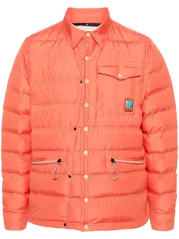 Moncler Grenoble: Оранжевая рубашка 