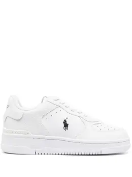 Polo Ralph Lauren: Белые кроссовки 