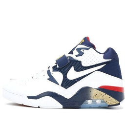 Кроссовки Air Force 180 Nike, белый 310095-100 | white/white-midnight navy-metallic gold
