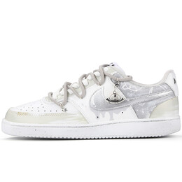 Кроссовки Nike Court Vision 1 Skateboarding Shoes Men Low-top White/Silver, белый dh2987-101（team342-星际航巡） | white
