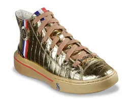 Snoop Dogg: Snoop One Gold Medal High-Top Кроссовки - мужские Skechers, Gold Metallic Snake Print 198739370430 | gold metallic snake print