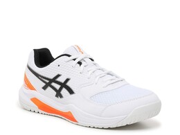 Кроссовки Asics GEL-Dedicate 8 Pickleball мужские, белый/оранжевый 569575 | white/orange