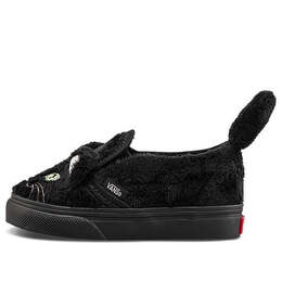 Кеды (TD) Vans Slip-On Velcro 'Cat', черный vn0a4vjl6bt | black