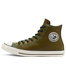 Кеды Converse Tumbled Leather Chuck Taylor All Star 'Green White', зеленый 165957c | green