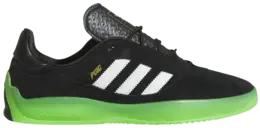 Кроссовки Adidas Puig 'Black White Semi Solar Green', черный jh8167 | black