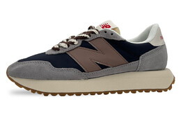 Кроссовки New Balance 237 Anti-Slip And Wear-Resistant Breathable Low-Top, серый/коричневый ms237sc(team44-灰棕休闲鞋) | customized