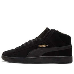 Кеды Puma Smash v2 Mid Winter 'Black Team Gold', черный 375870-02 | black