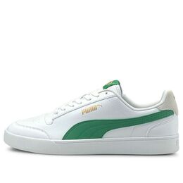 Кеды Puma Unisex Shuffle Sneakers White/Green, зеленый 309668-13 | green