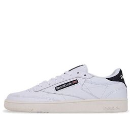 Кеды Reebok Club C Skate shoes 'White Black', черный cm9163 | black
