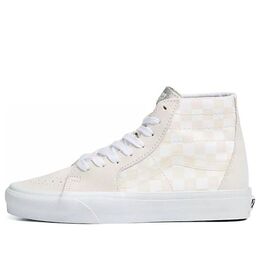 Кеды Vans Crystal Sidestripe Sk8-Hi Tapered Shoe 'White Checkerboard', белый vn0a7q62c13 | white