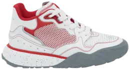 Кроссовки Alexander McQueen Court Trainer 'White Red', белый 705122 wibi5 9937 | white