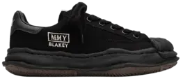 Кроссовки Maison Mihara Yasuhiro Blakey OG Sole Canvas Low 'Black', черный a08fw735 blk | black