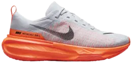 Кроссовки Nike ZoomX Invincible Run Flyknit 3 'Pure Platinum Hyper Crimson', серый dr2615 008 | grey