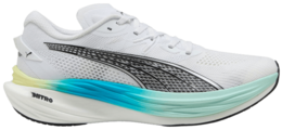 Кроссовки Puma Deviate Nitro 3 Wide 'White Speed Blue', белый 378449 07 | white