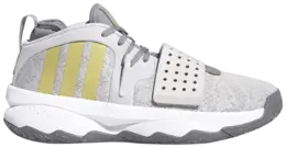 Кроссовки Adidas Dame 8 EXTPLY 'Light Solid Grey Gold Metallic', серый ig8086 | grey