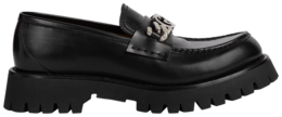 Кроссовки Gucci Loafer 'Interlocking G - Black', черный 752093 ds800 1000 | black