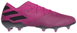 Кроссовки Adidas Nemeziz 19.1 FG 'Shock Pink Black', розовый f34407 | pink