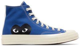 Кроссовки Converse Comme des Garçons PLAY x Chuck 70 High 'Blue Quartz', синий a08794c | blue