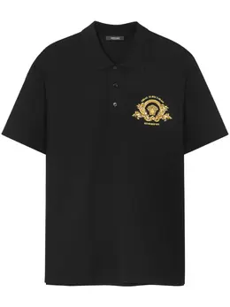Versace: Чёрное поло 