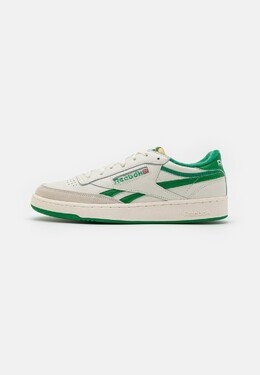 Кроссовки Reebok CLUB C REVENGE VINTAGE UNISEX, цвет chalk/white/green re015o0m6-a13 | chalk/white/green