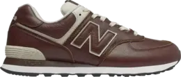 Кроссовки New Balance 574 Leather 'Dark Brown', коричневый ml574lpb | brown