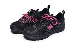 408 Кроссовки унисекс низкие розовые New Balance ml408k(team80-男女同款暗夜玫瑰s-box) | black/pink