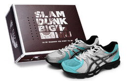 Кроссовки мужские Gel-Exalt 2 Low-Top Silver Asics 1011b918-102(team80-男蓝影武士sbox) | black and white silver