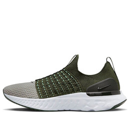 Кроссовки react phantom run flyknit 2 Nike, зеленый dx2311-300 | rough green/sequoia/enamel green/yellow strike