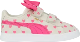 Кроссовки Puma Suede Classic Re-Bow Little Kid Hearts - Pristine, кремовый 389614 02 | cream