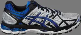 Кроссовки gel kayano 21 'lightning royal' Asics, серебряный t4h2n 9159 | silver