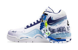 Кроссовки для баскетбола Flight Legacy Vintage для мужчин, среднего размера, цвет синий/фиолетовый/белый Nike bq4212-102(team420-引力代码) | blue purple